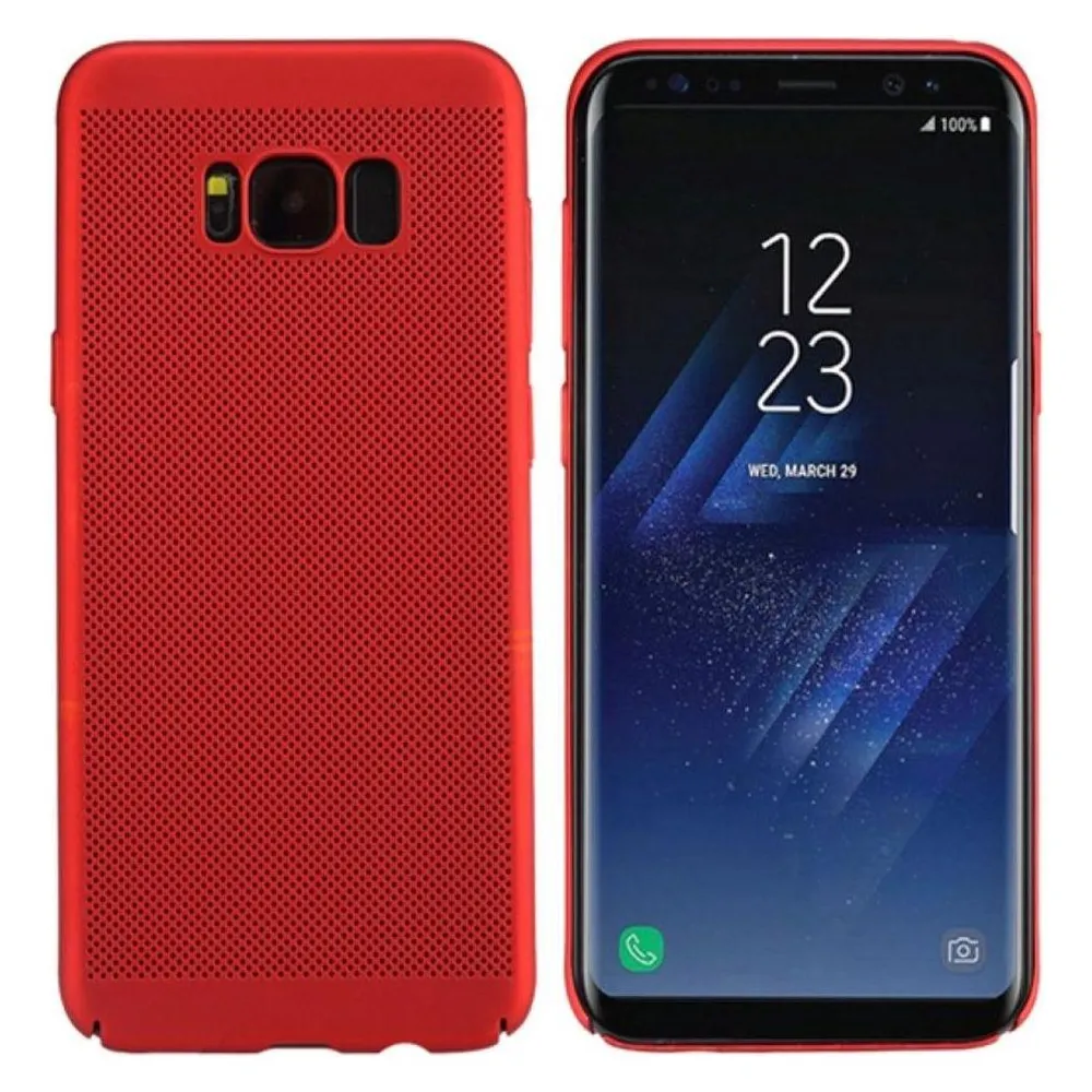 König Design Handyhülle für Samsung Galaxy S8 Plus Schutzcase Backcover Bumper Etuis Case Rot (Samsung Galaxy S8+)