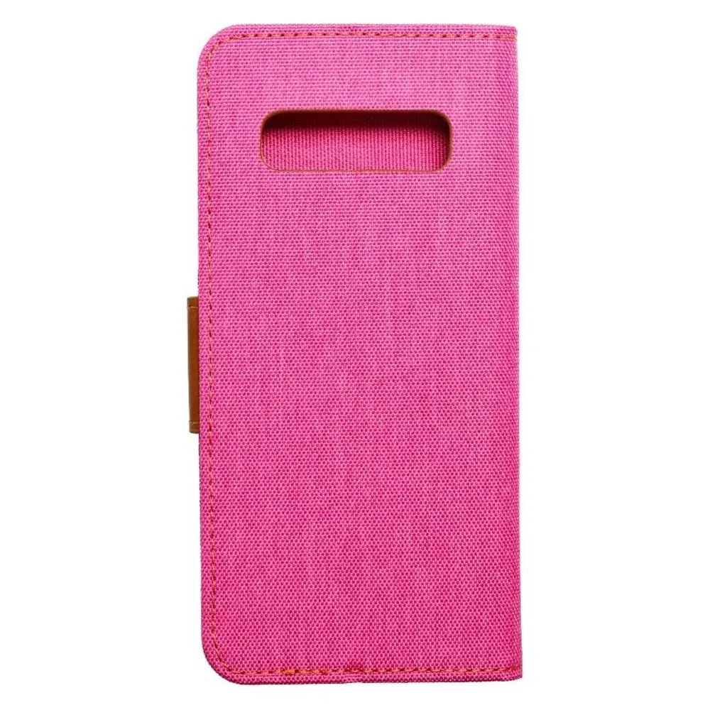 König Design Handyhülle für Samsung Galaxy S10 Plus Schutztasche Wallet Cover 360 Case Pink