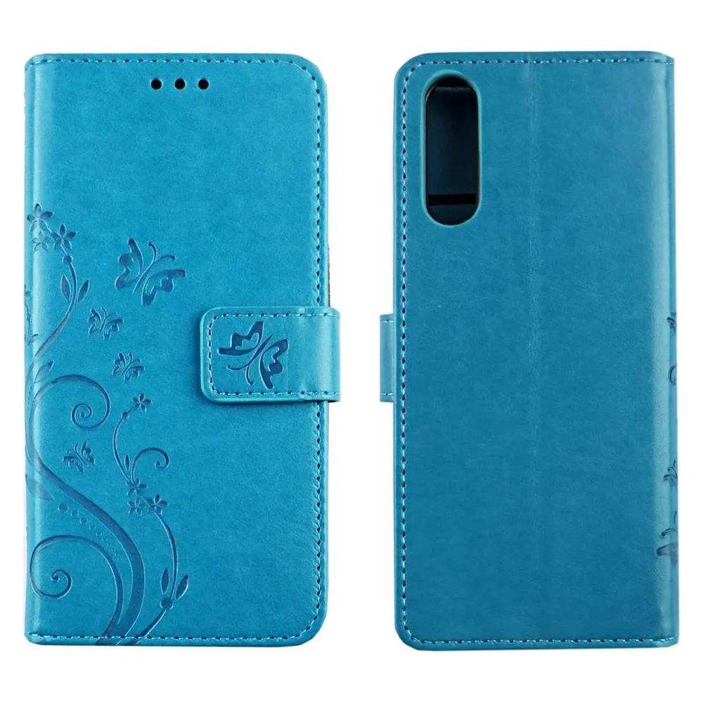 König Design Handyhülle für Sony Xperia 10 III Case Cover Schutztasche Schutzhülle Bookstyle (Sony Xperia 10 III)