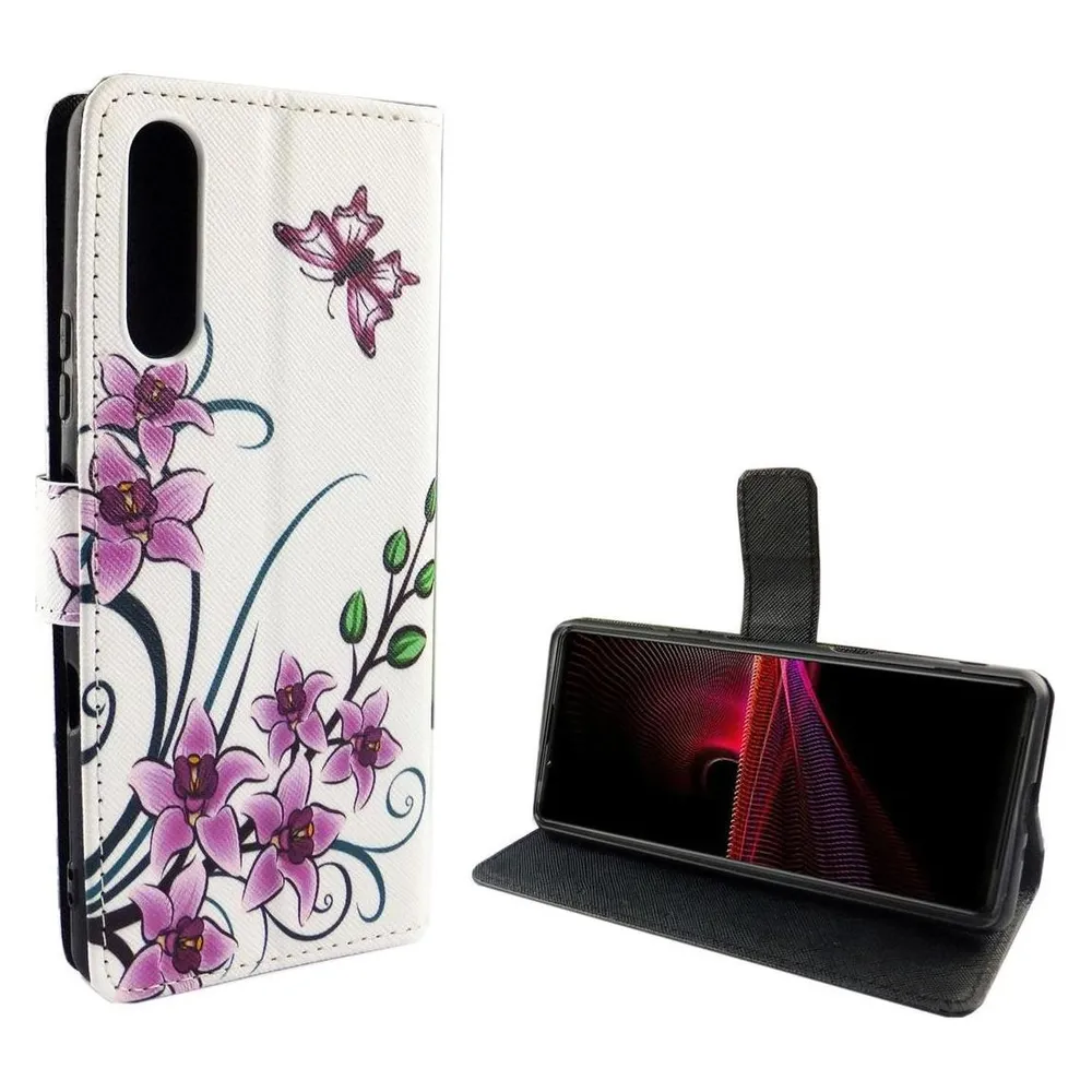 König Design Handyhülle für Sony Xperia 10 III Case Cover Schutztasche Schutzhülle Bookstyle (Sony Xperia 10 III)