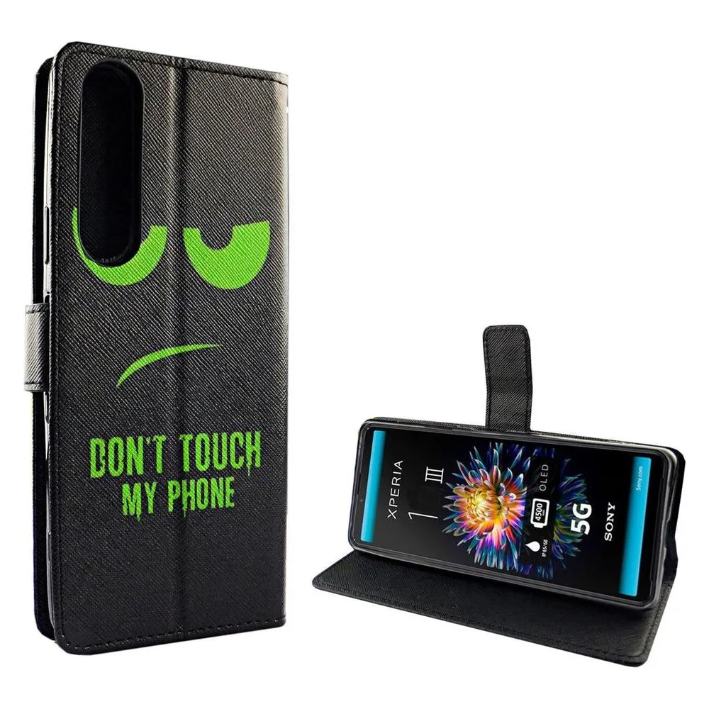 König Design Handyhülle für Sony Xperia 5 III Case Cover Schutztasche Schutzhülle Bookstyle (Sony Xperia 5 III)