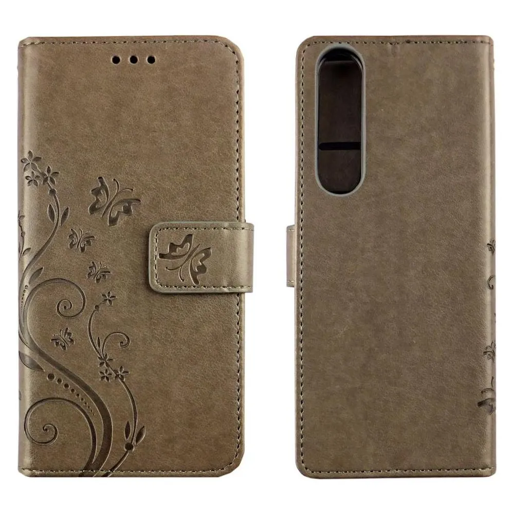 König Design Handyhülle für Sony Xperia 1 III Case Cover Schutztasche Schutzhülle Bookstyle (Sony Xperia 1 III)