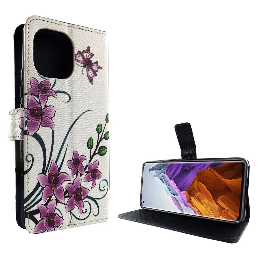 König Design Handyhülle für Xiaomi Mi 11 Lite Case Cover Schutztasche Schutzhülle Bookstyle (Xiaomi Mi 11 Lite)