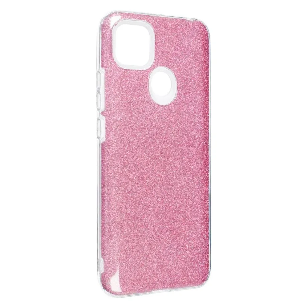 König Design Handyhülle für Xiaomi Redmi 9C Schutzcase Cover Bumper Schale Glitzer Pink Neu (Xiaomi Redmi 9C)