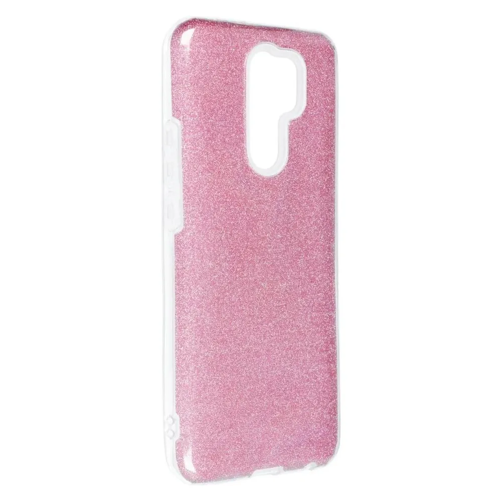 König Design Handyhülle für Xiaomi Redmi 9 Schutzcase Cover Bumper Schale Glitzer Pink Neu (Xiaomi Redmi 9)