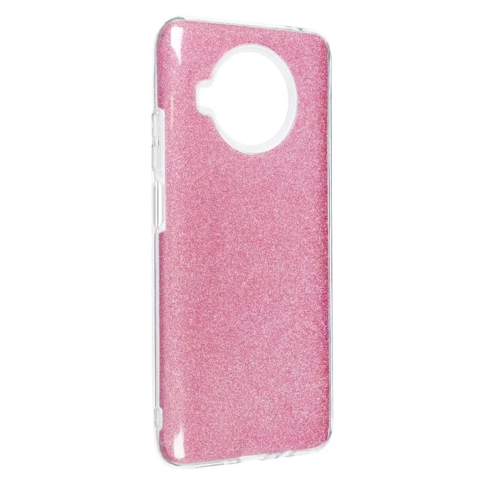 König Design Handyhülle für Xiaomi Mi 10T Lite Schutzcase Cover Bumper Schale Glitzer Pink
