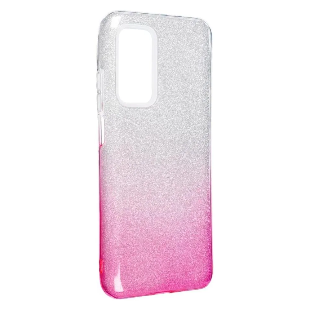 König Design Handyhülle für Xiaomi Mi 10T Schutzcase Cover Bumper Schale Glitzer Rahmen Pink (Xiaomi Mi 10T 5G, Xiaomi Mi 10T Pro 5G)