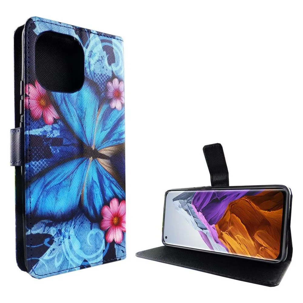König Design Handyhülle für Xiaomi Mi 11 Lite Case Cover Schutztasche Schutzhülle Bookstyle (Xiaomi Mi 11 Lite)