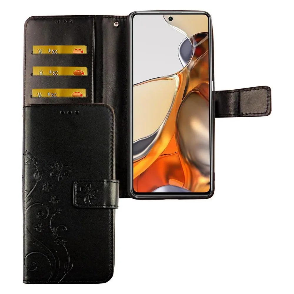 König Design Handyhülle für Xiaomi 11T Pro Case Cover Schutztasche Schutzhülle Bookstyle Neu (Xiaomi 11T Pro)