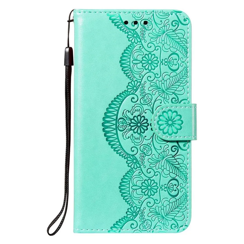König Design Handyhülle für Xiaomi Redmi Note 10 Pro Schutztasche Cover Bumper Wallet Grün (Xiaomi Redmi Note 10 Pro)