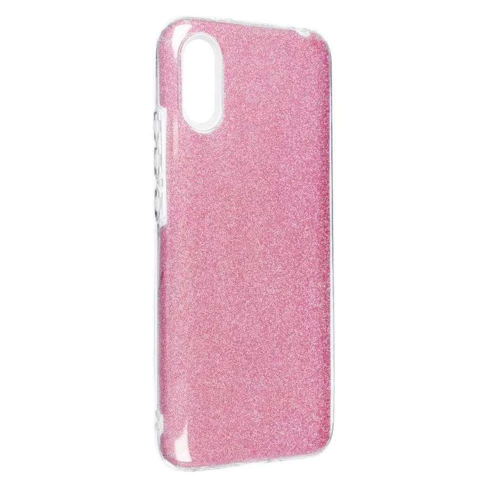 König Design Handyhülle für Xiaomi Redmi 9A Schutzcase Cover Bumper Schale Glitzer Pink Neu (Xiaomi Redmi 9A)