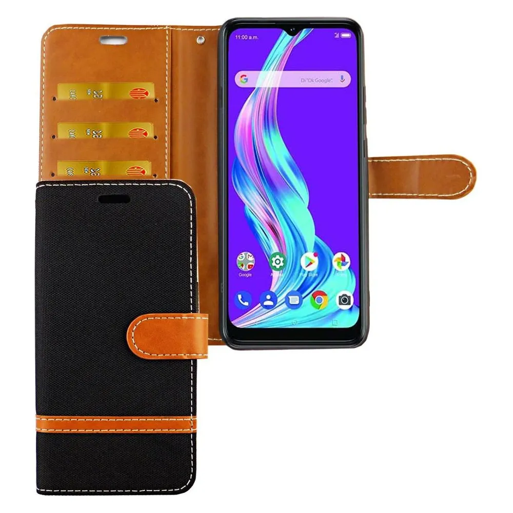 König Design Handyhülle für ZTE Blade A51 Case Cover Schutztasche Schutzhülle Bookstyle Neu (ZTE Blade A51)