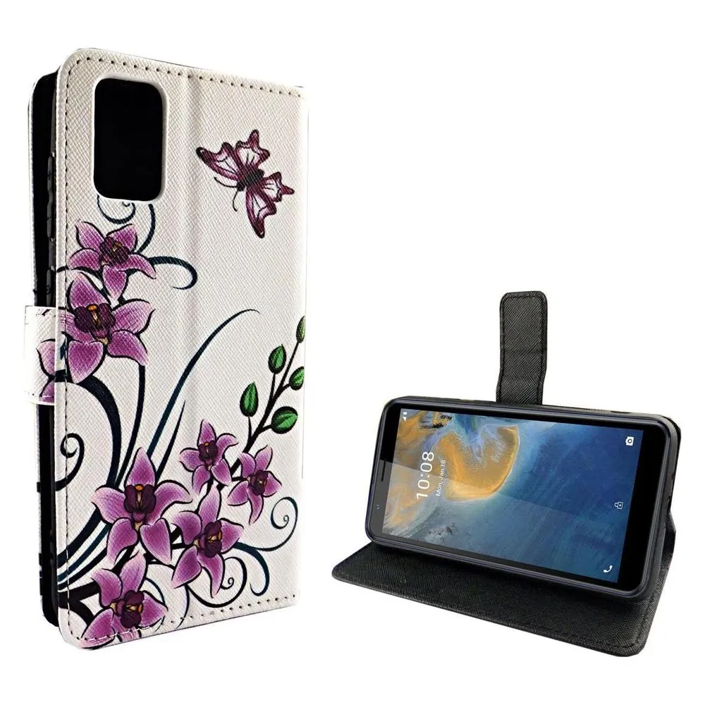 König Design Handyhülle für ZTE Blade A31 Case Cover Schutztasche Schutzhülle Bookstyle Neu (ZTE Blade A31)