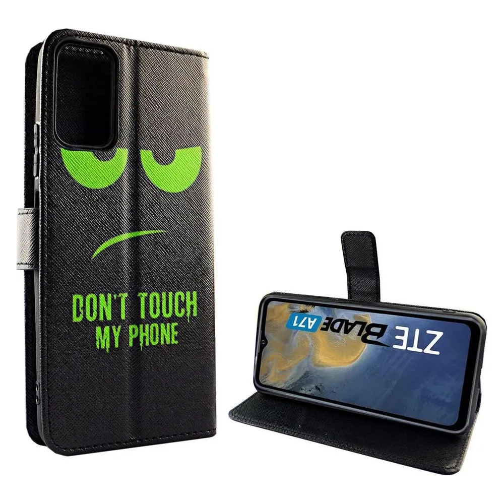 König Design Handyhülle für ZTE Blade A71 Case Cover Schutztasche Schutzhülle Bookstyle Neu (ZTE Blade A71)