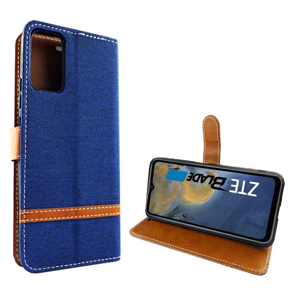 König Design Handyhülle für ZTE Blade V30 Vita Case Cover Schutztasche Schutzhülle Bookstyle (ZTE Blade V30 Vita)