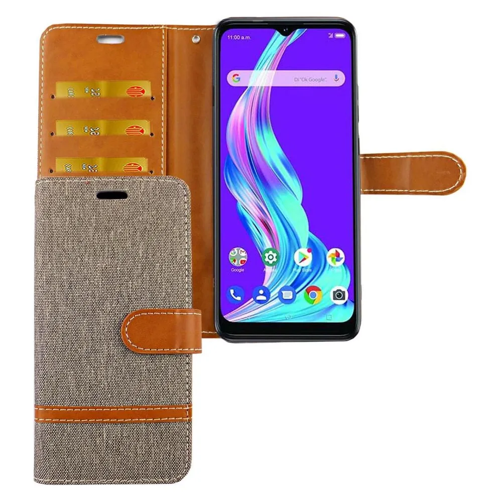 König Design Handyhülle für ZTE Blade A51 Case Cover Schutztasche Schutzhülle Bookstyle Neu (ZTE Blade A51)