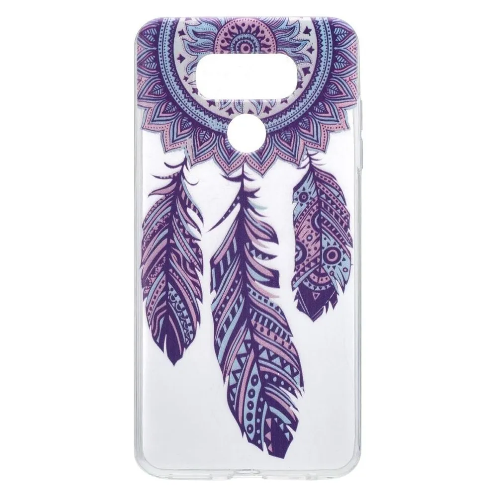 König Design Henna Cover für LG G5 Case Schutz Hülle Rahmen Silikon Bumper Etuis Traumfänger