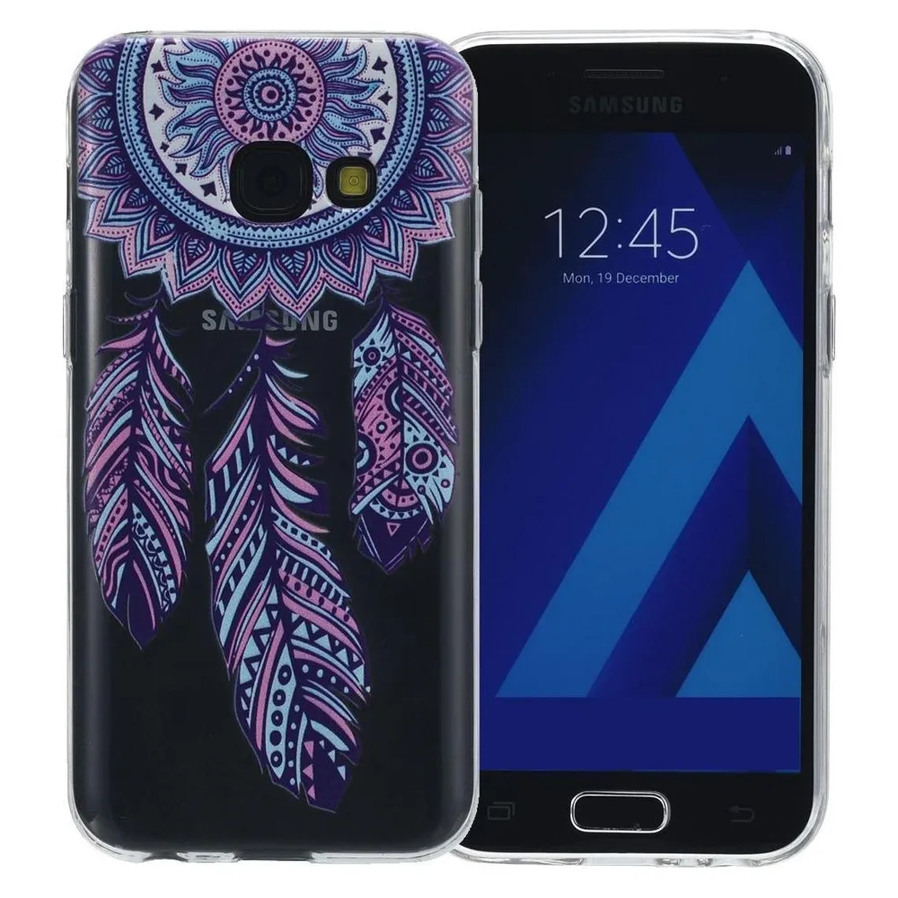 König Design Henna Cover für Samsung Galaxy J5 2017 Case Schutz Hülle Silikon Traumfänger Neu (Samsung Galaxy J5 (2017))