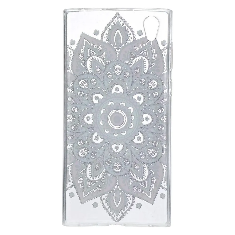 König Design Henna Cover für Sony Xperia XA2 Case Schutz Hülle Silikon Bumper Tattoo Bunt Neu
