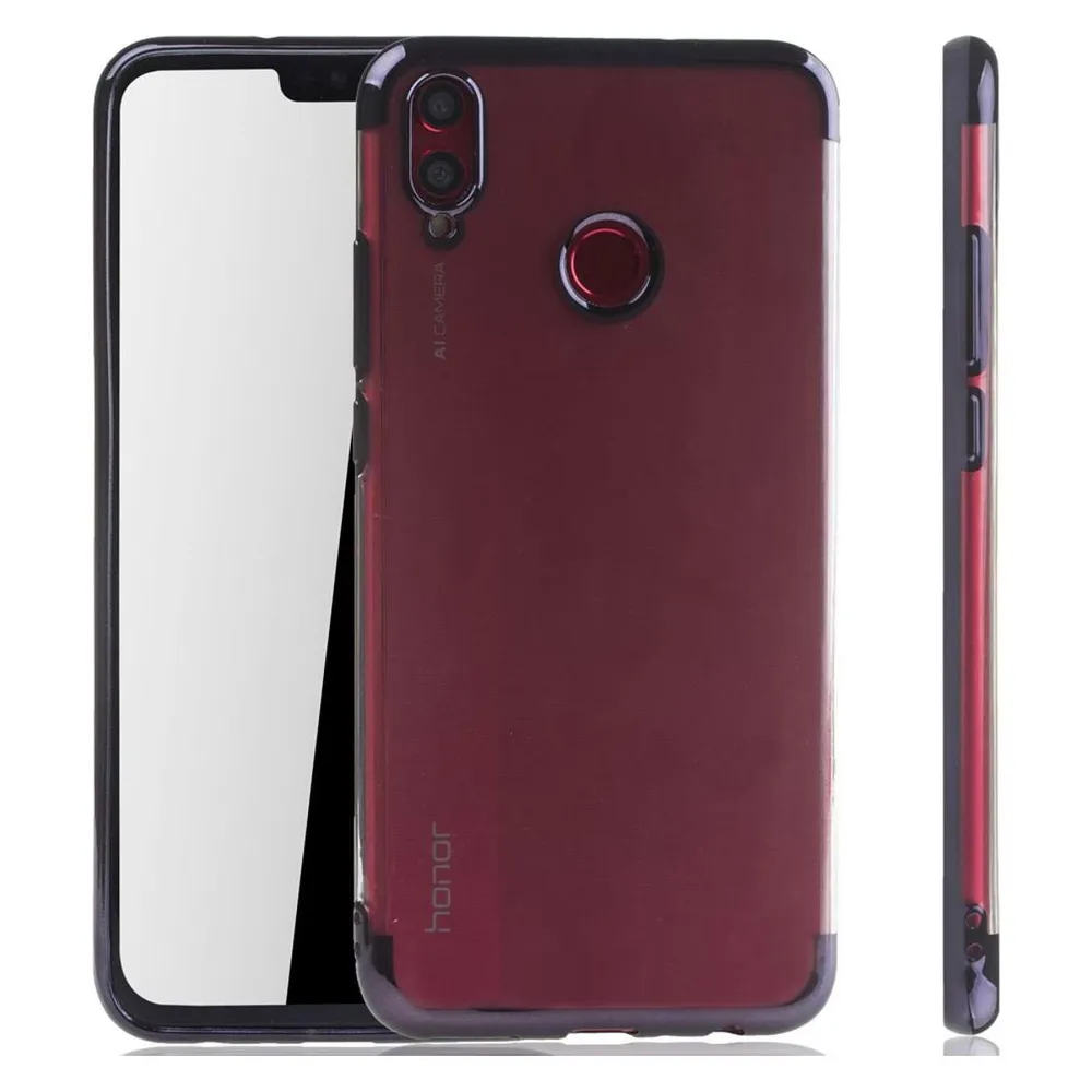 König Design Huawei Honor 8X Hülle Case Handy Cover Schutz Tasche Schutzhülle Bumper Schwarz