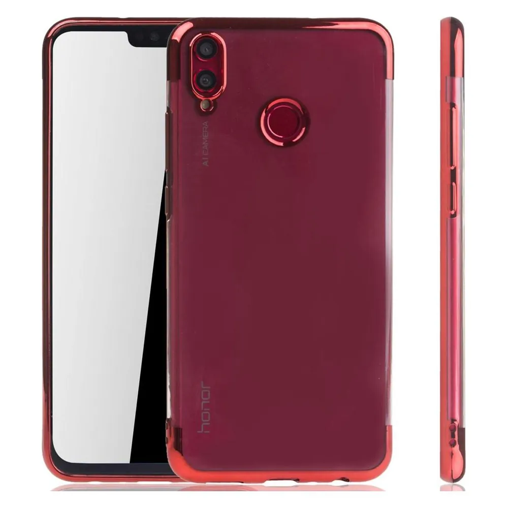 König Design Huawei Honor 8X Hülle Case Handy Cover Schutz Tasche Schutzhülle Bumper Etui Rot