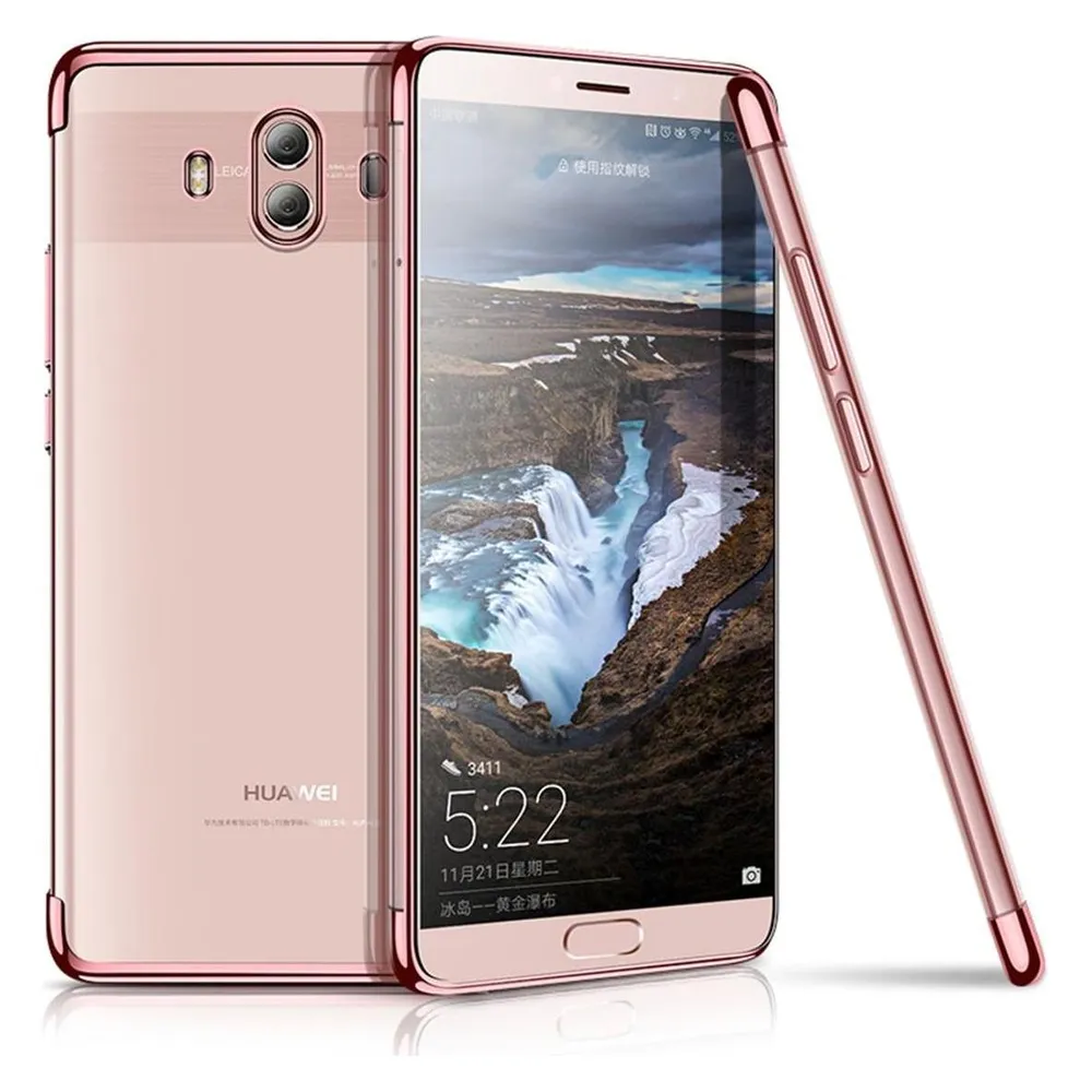 König Design Huawei Mate 10 Hülle Case Handy Cover Schutz Tasche Schutzhülle Bumper Etui Pink (Huawei Mate 10)