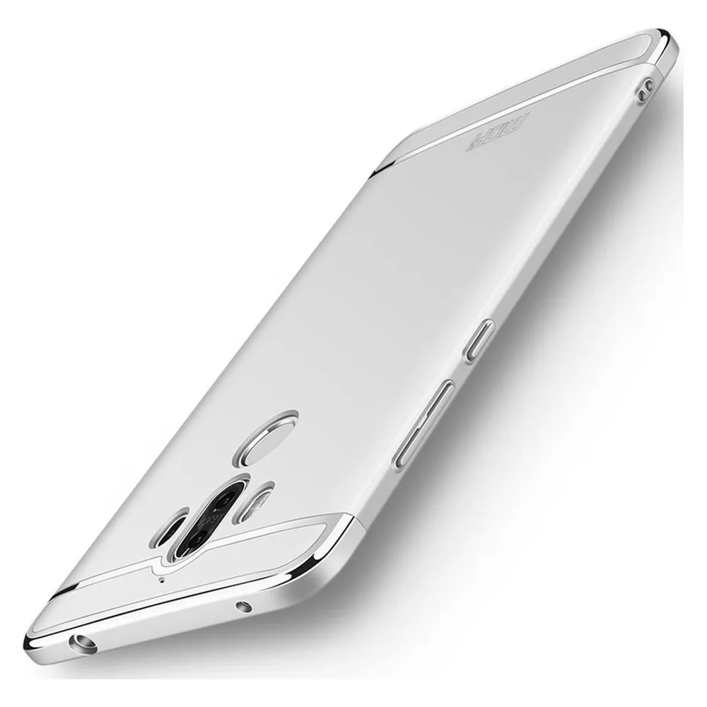 König Design Huawei Mate 10 Hülle Case Handy Cover Schutz Tasche Schutzhülle Bumper Silber (Huawei Mate 10)
