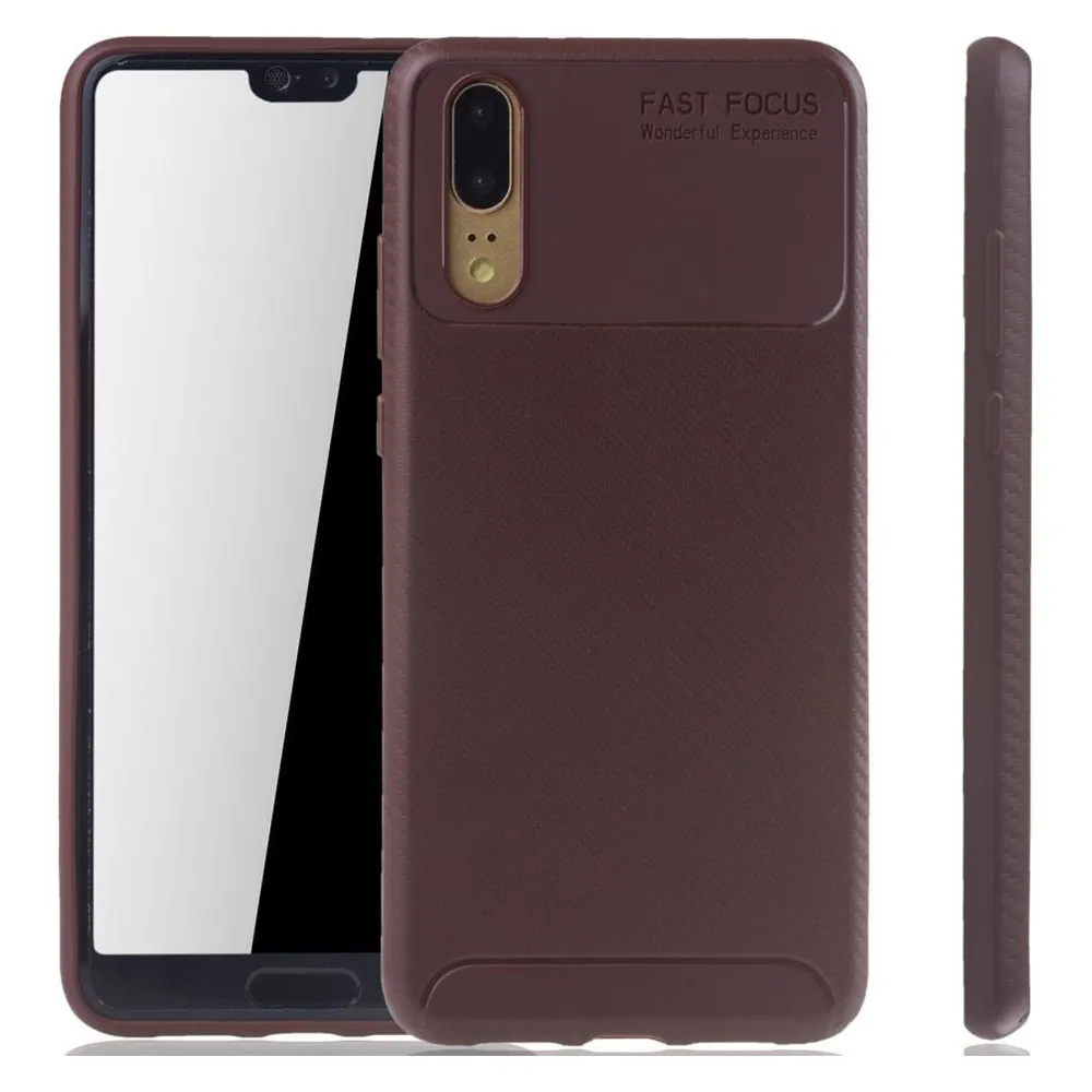 König Design Huawei Mate 20 Lite Hülle Case Handy Cover Schutz Tasche Schutzhülle Etuis Braun