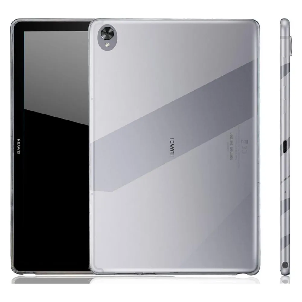 König Design Huawei MediaPad M6 8.4 durchsichtige Tablethülle Schutzcase Cover Transparent