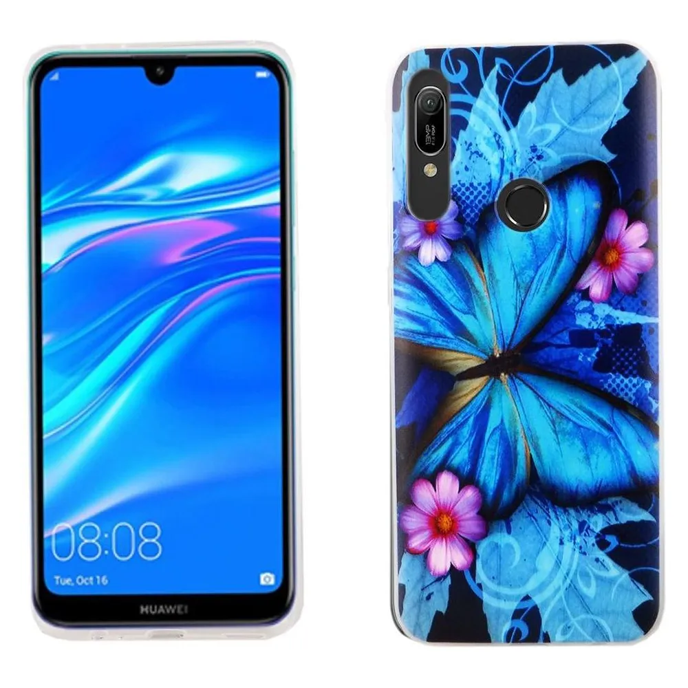 König Design Huawei P Smart Z Hülle Case Handy Cover Schutz Tasche Schutzhülle Etuis Blau Neu