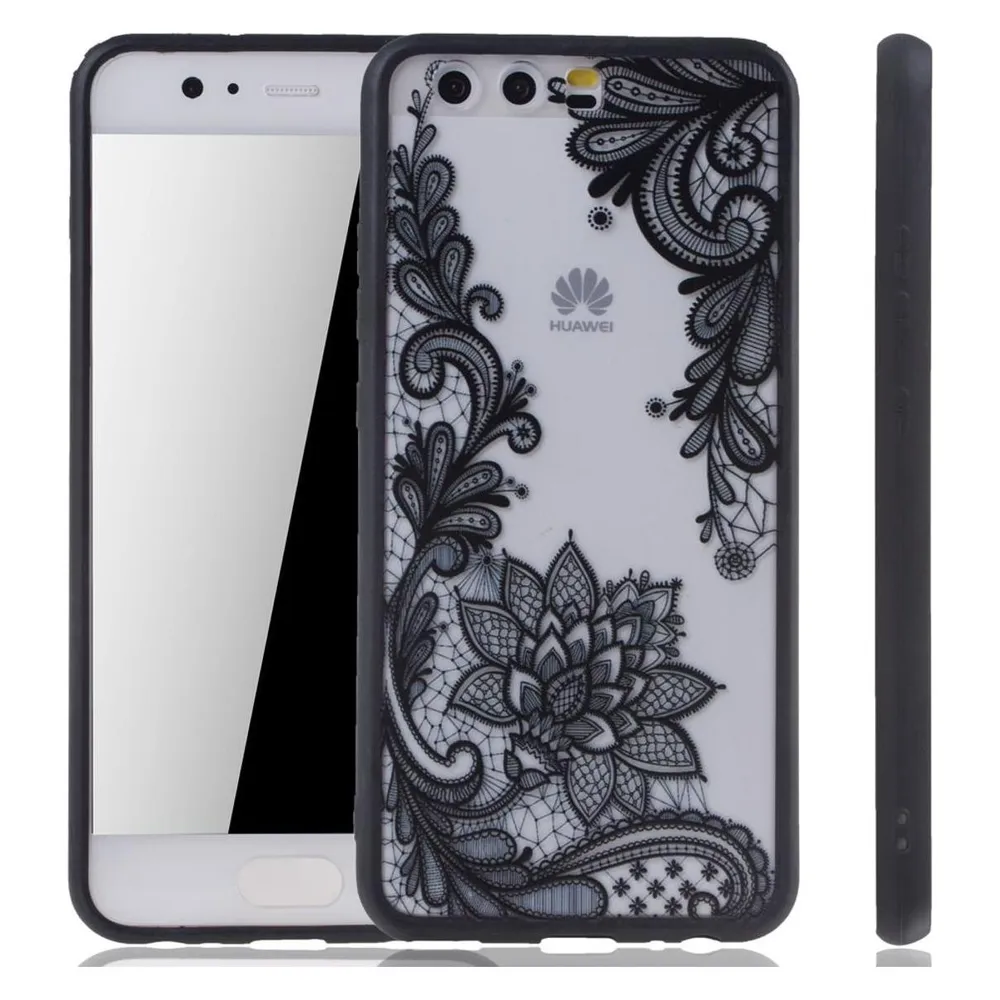 König Design Huawei P10 Hülle Case Handy Cover Schutz Tasche Schutzhülle Bumper Etui Schwarz (Huawei P10)