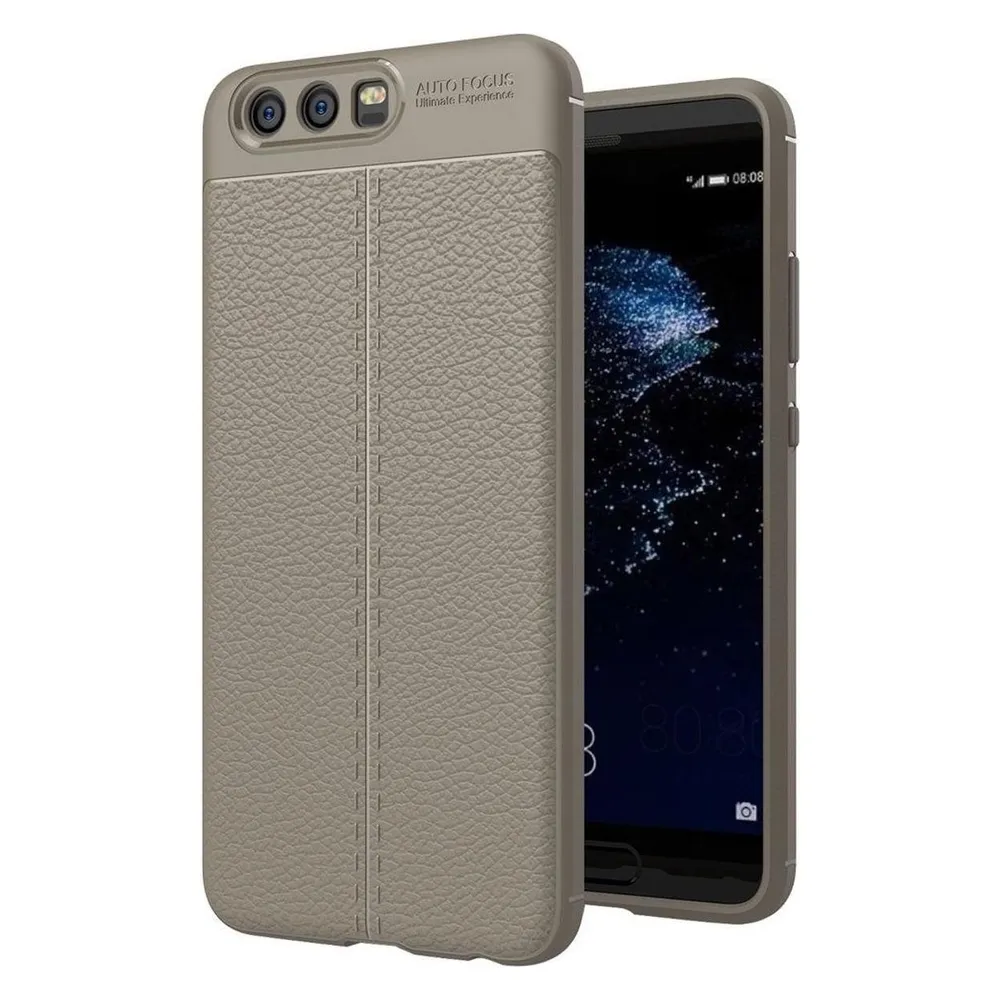 König Design Huawei P10 Hülle Case Handy Cover Schutz Tasche Schutzhülle Bumper Schale Grau (Huawei P10)