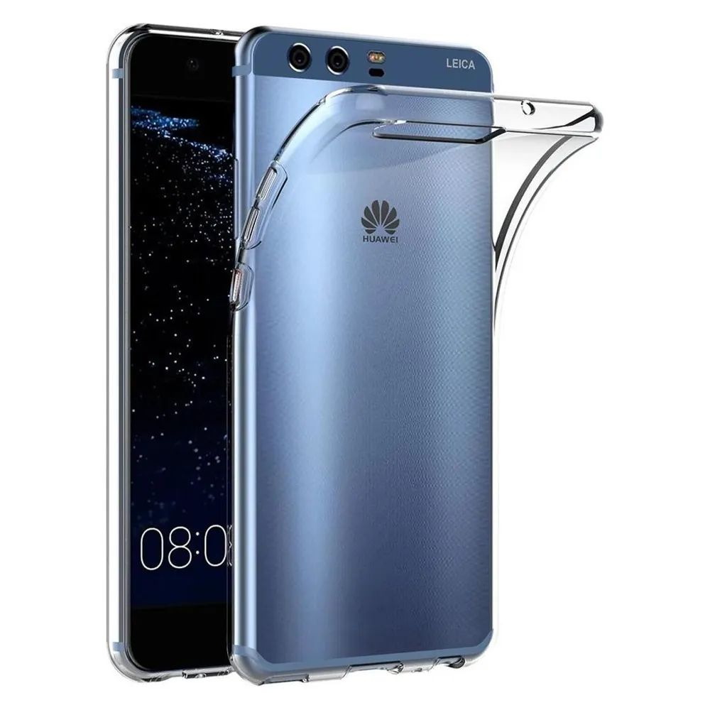 König Design Huawei P10 Hülle Transparent Silikon Case durchsichtige Handyhülle