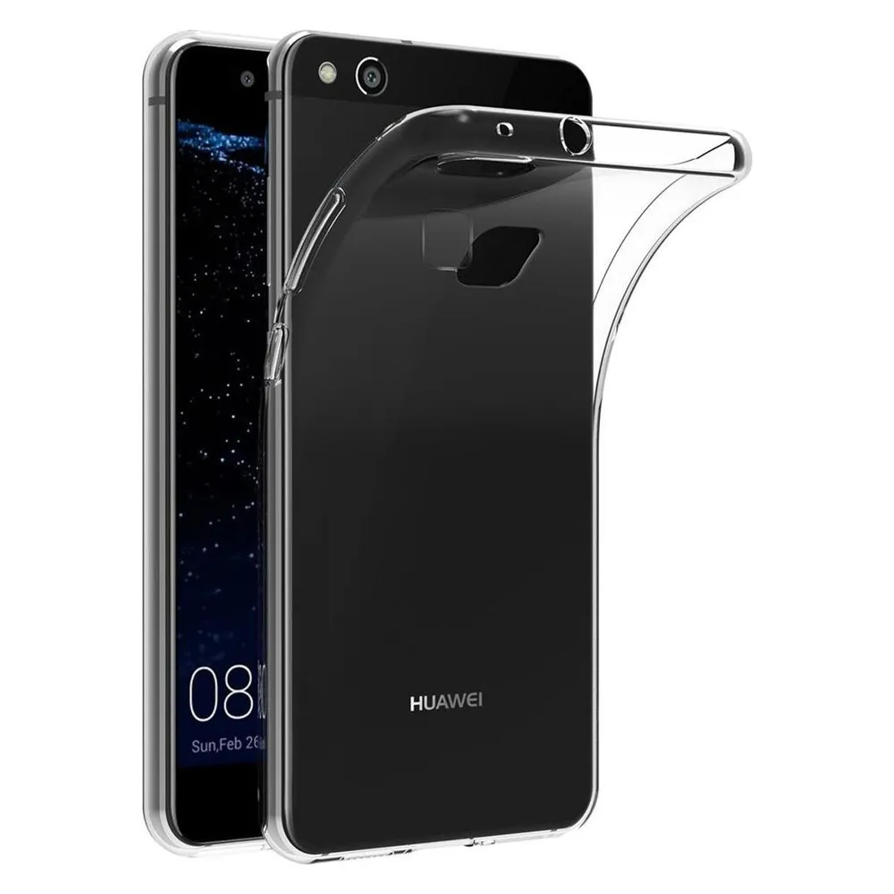 König Design Huawei P10 Lite Hülle Transparent Silikon Case durchsichtige Handyhülle