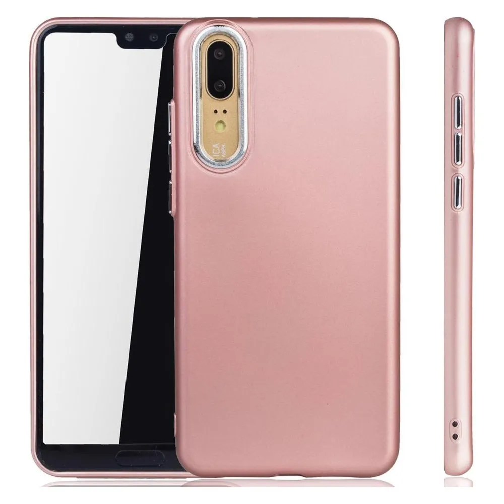 König Design Huawei P20 Hülle Handyhülle Handy Schutz Case Cover Bumper Schale in Rose Pink