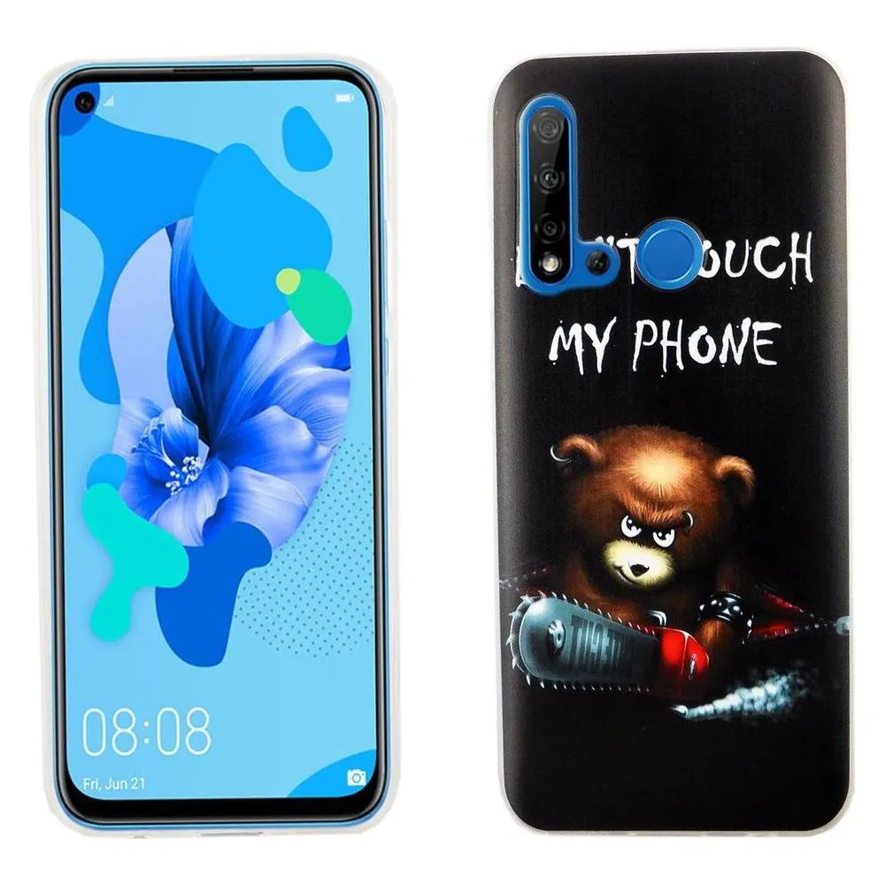 König Design Huawei P20 Lite 2019 Hülle Case Handy Cover Schutz Tasche Schutzhülle Schwarz (Huawei P20 Lite (2019))