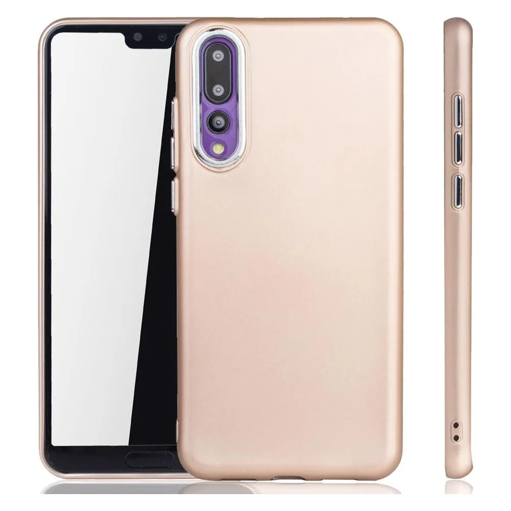 König Design Huawei P20 Pro Hülle Handyhülle Handy Schutz Case Cover Bumper Schale in Gold
