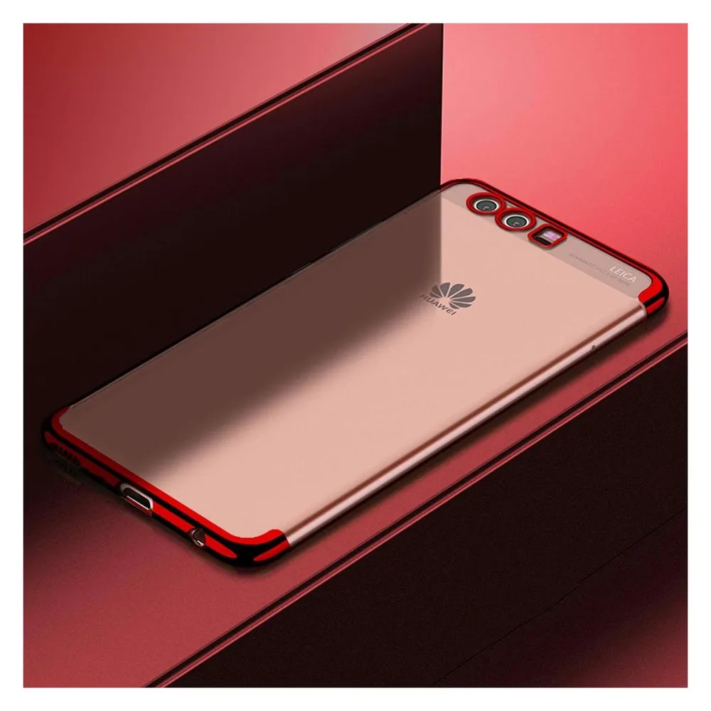 König Design Huawei P20 Pro Hülle Case Handy Cover Schutz Tasche Schutzhülle Bumper Etuis Rot