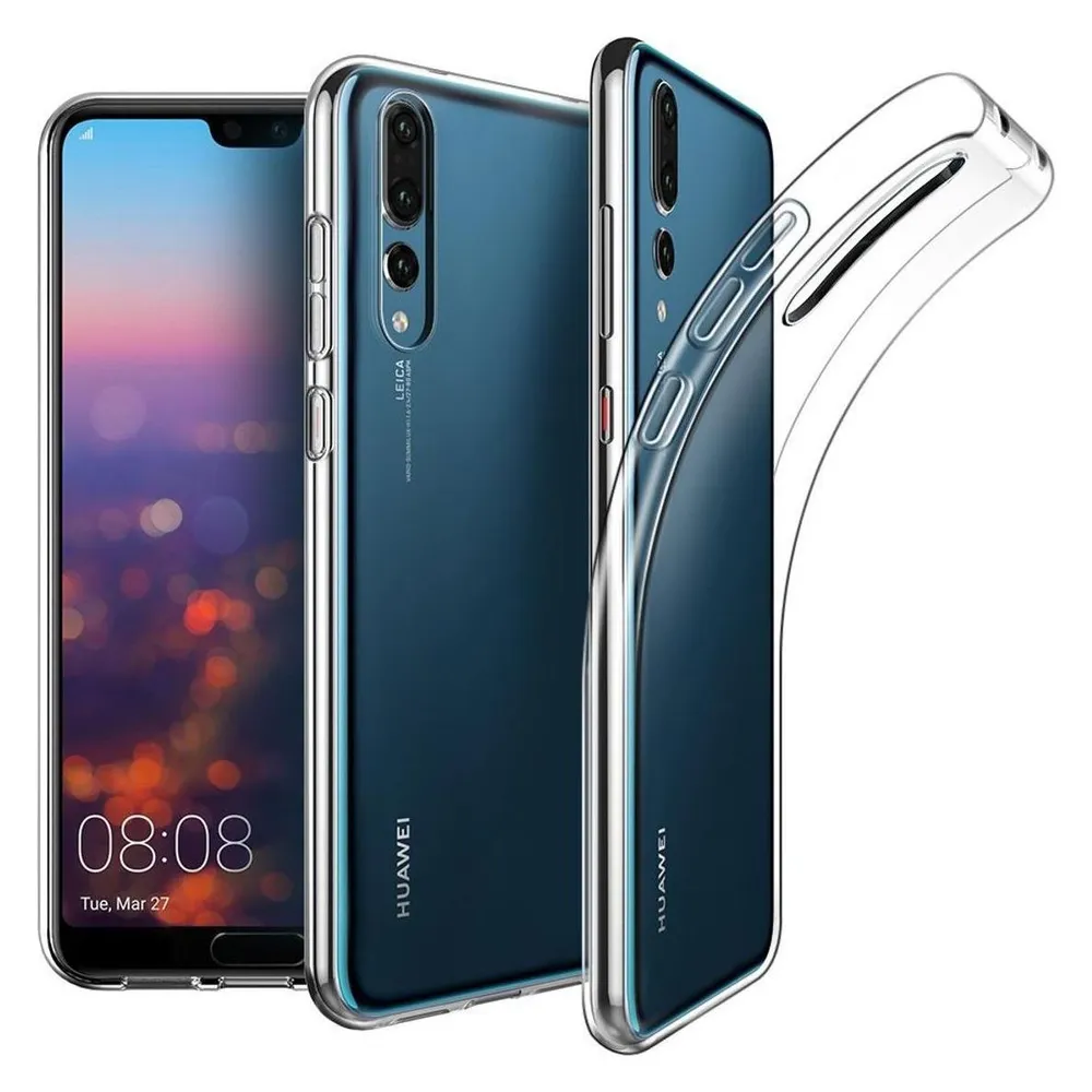 König Design Huawei P20 Pro Hülle Transparent Silikon Case durchsichtige Handyhülle Bumper
