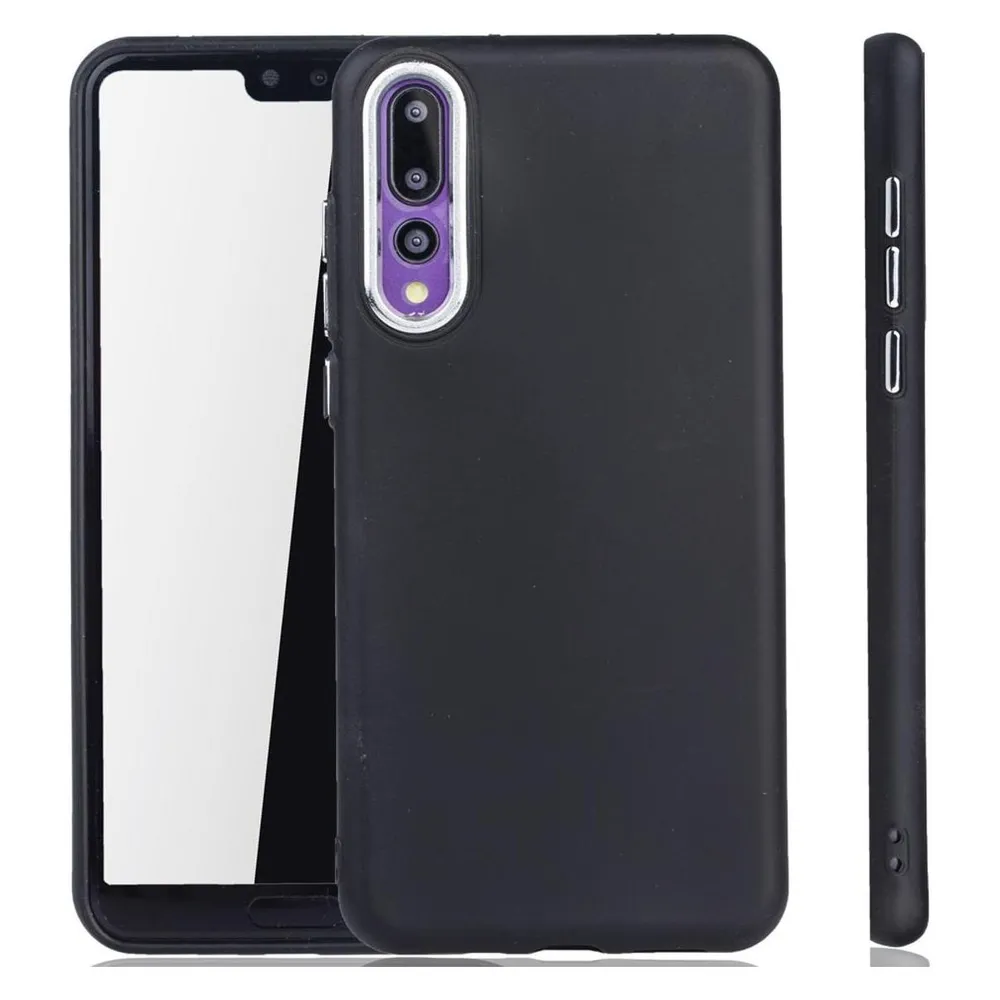 König Design Huawei P20 Pro Hülle Handyhülle Handy Schutz Case Cover Bumper Schale in Schwarz