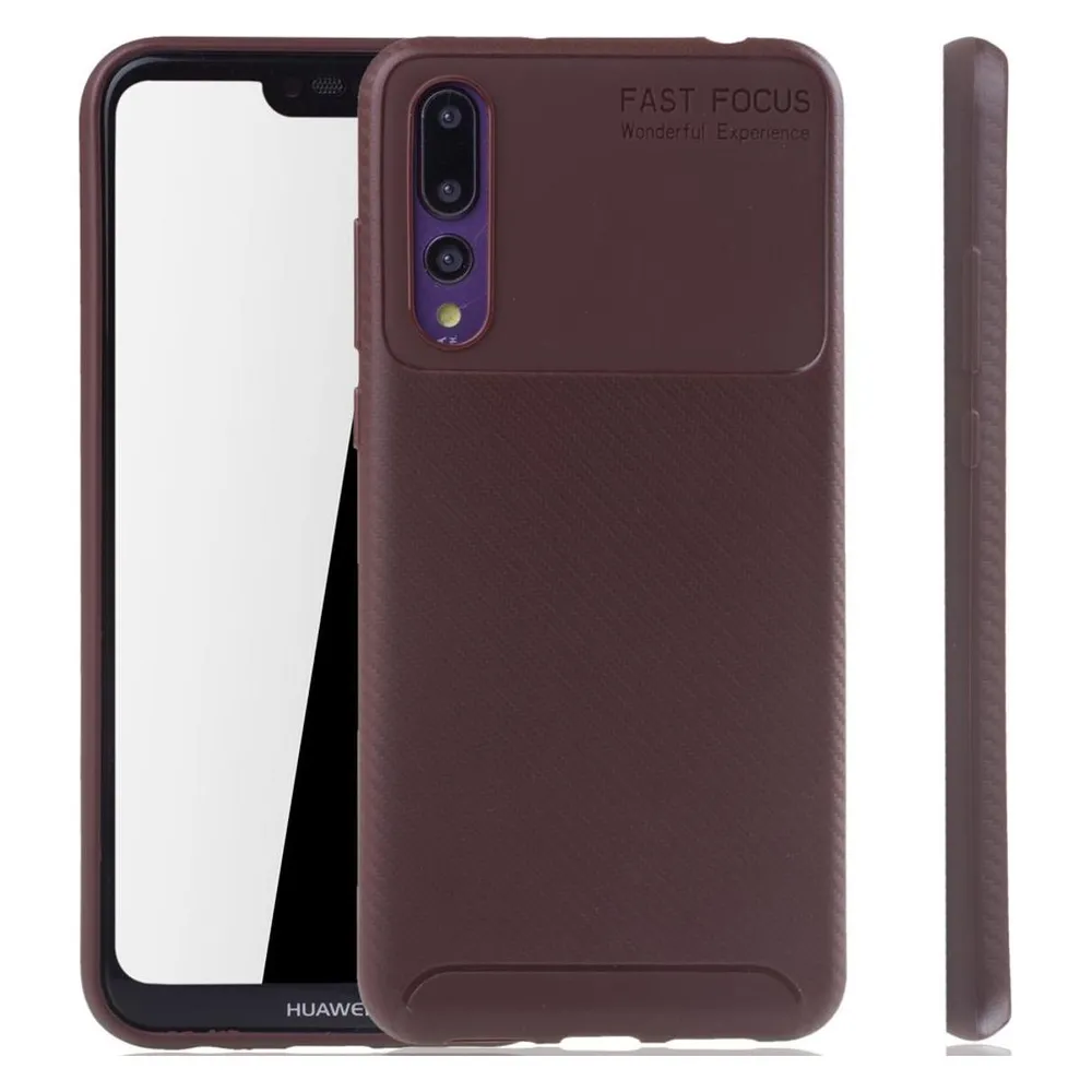 König Design Huawei P20 Pro Hülle Case Handy Cover Schutz Tasche Schutzhülle Bumper Braun