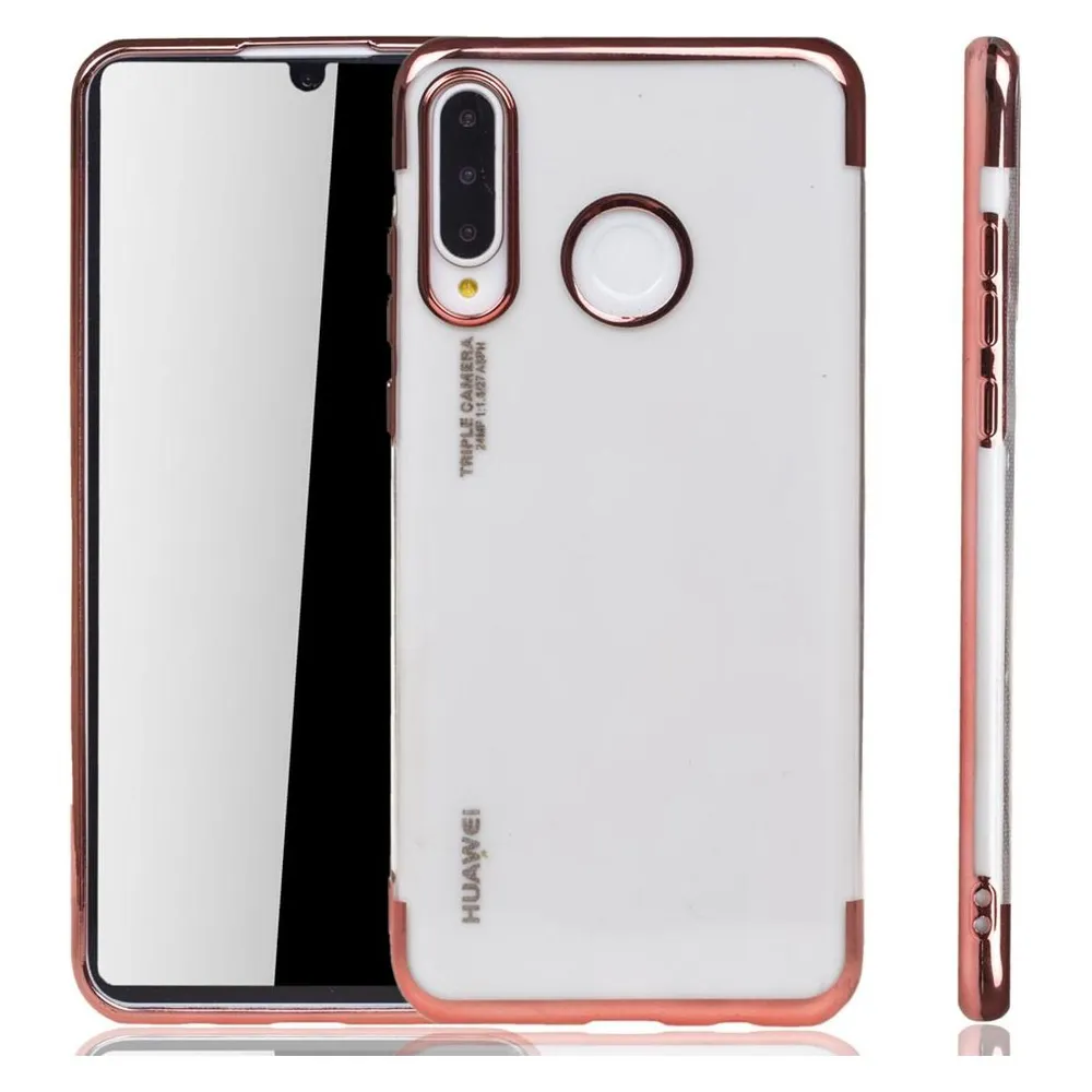 König Design Huawei P30 Lite Hülle Case Handy Cover Schutz Tasche Schutzhülle Bumper Pink (Huawei P30 Lite)