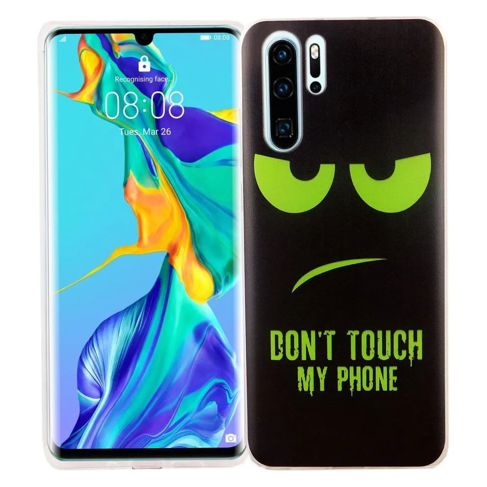 König Design Huawei P30 Pro Hülle Case Handy Cover Schutz Tasche Schutzhülle Bumper Schwarz (Huawei P30 Pro)