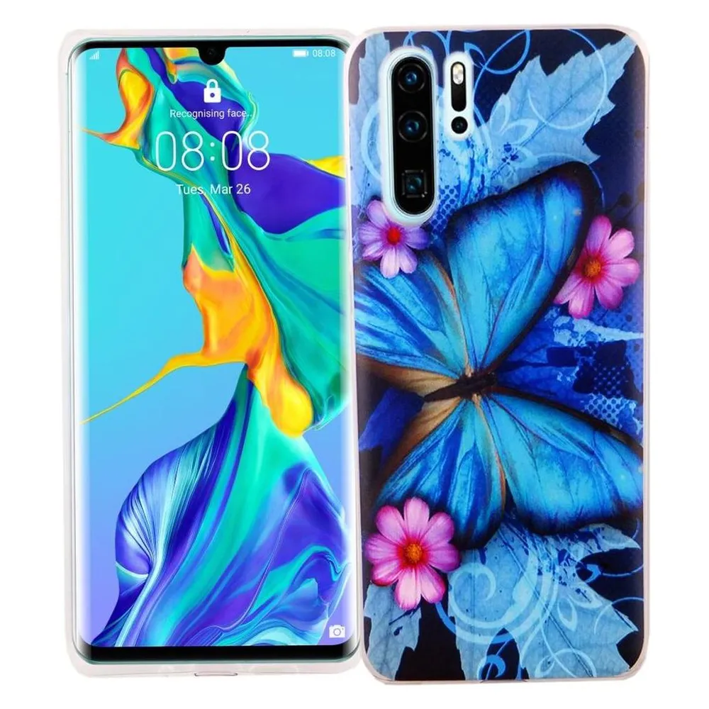 König Design Huawei P30 Pro New Editition Hülle Case Handy Cover Schutzhülle Bumper Etui Blau