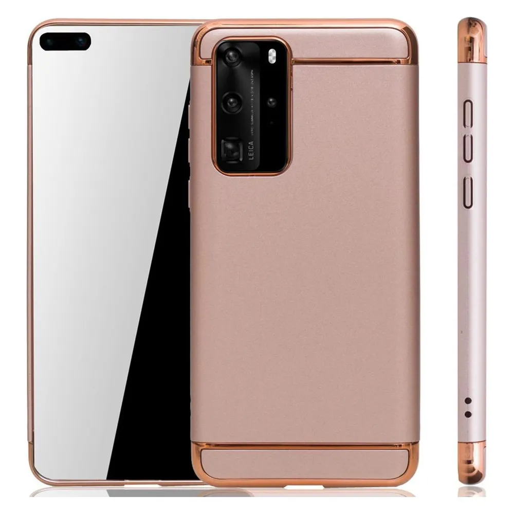 König Design Huawei P40 Hülle Case Handy Cover Schutz Tasche Schutzhülle Bumper Etuis Pink (Huawei P40)