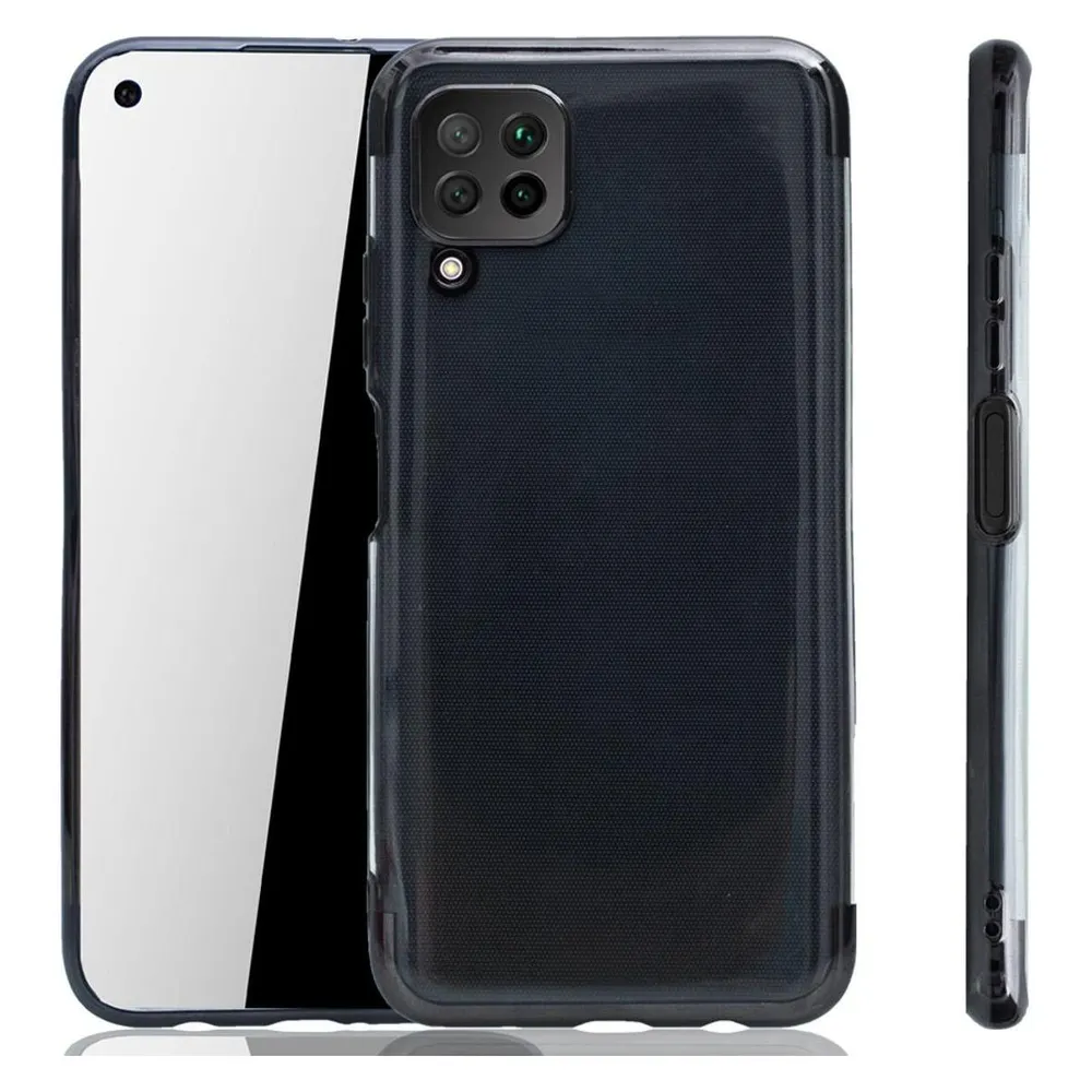 König Design Huawei P40 Lite Hülle Case Handy Cover Schutz Tasche Schutzhülle Bumper Schwarz