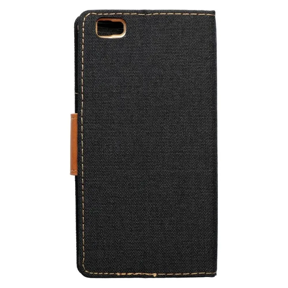 König Design Huawei P8 Lite Hülle Case Handy Cover Schutztasche Etuis Schutzhülle Schwarz Neu