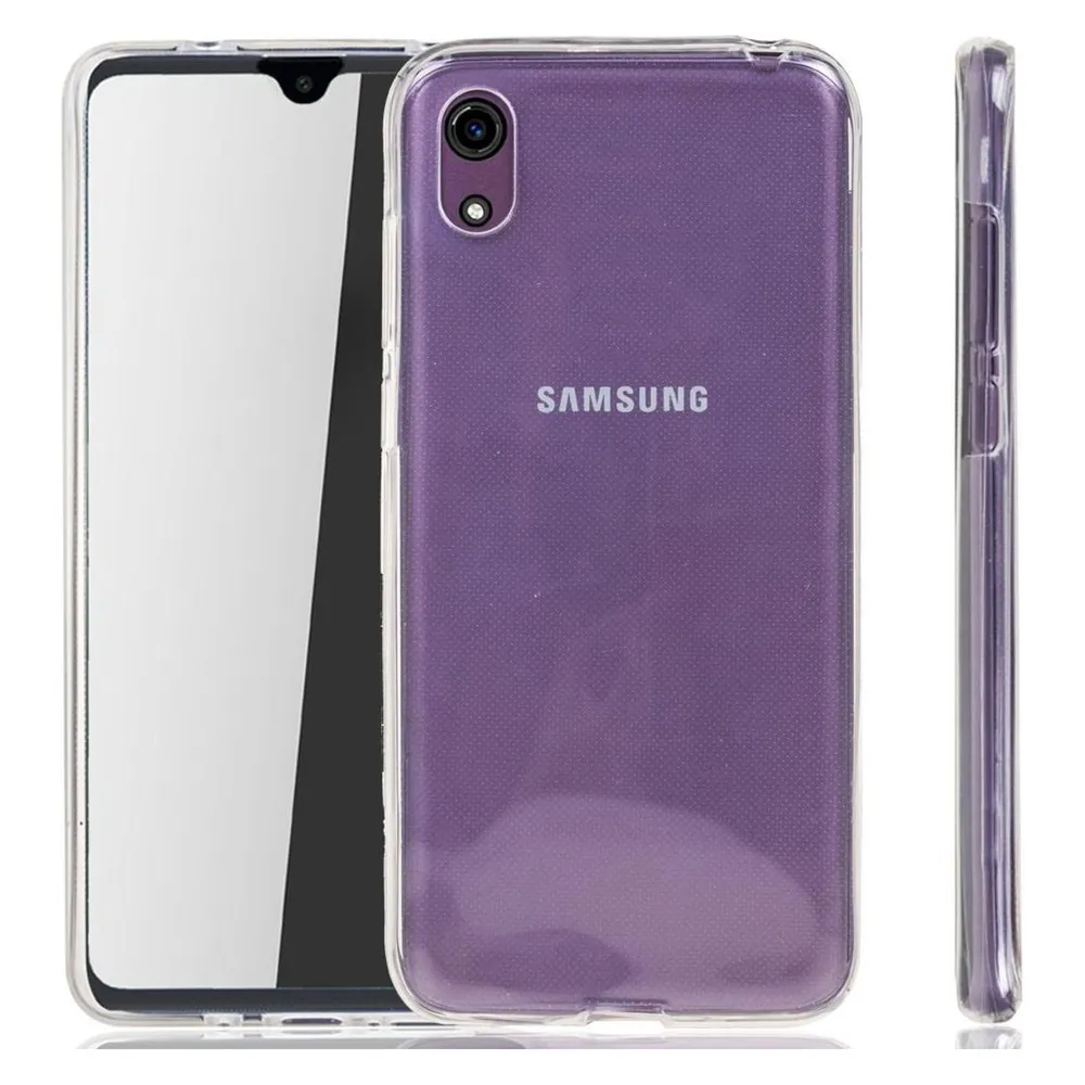 König Design Huawei Y5 2019 Hülle Case 360 Handy Schutz Tasche Cover Full TPU Transparent (Huawei Y5 (2019))