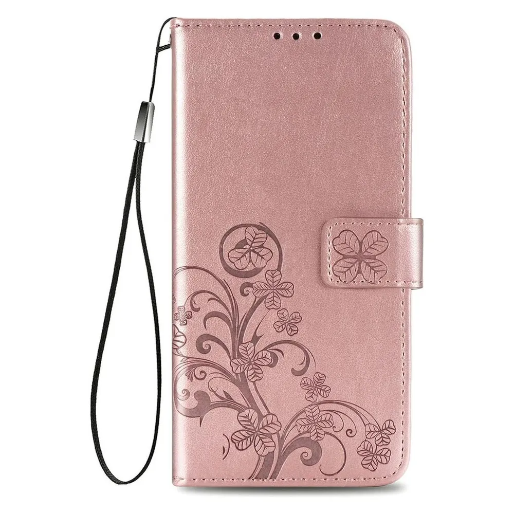 König Design Hülle Handy Schutz für Nokia 5.4 Case Flip Cover Tasche Etuis Bumper Rosa Neu (Nokia 5.4)