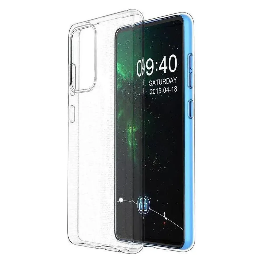 König Design Hülle Handy Schutz Back Case Cover Tasche Etuis Schale Bumper Transparent 0,5 mm (Oppo Reno 6 Pro 5G)